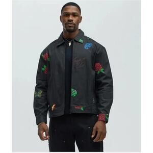 Fresh Prints‎ of Bel-Air Light Jean jacket Coat Drill Clothing Mens Small